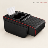 Console armrest cushion, Black And Red