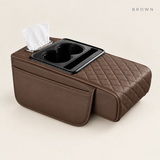 Console armrest cushion, Brown