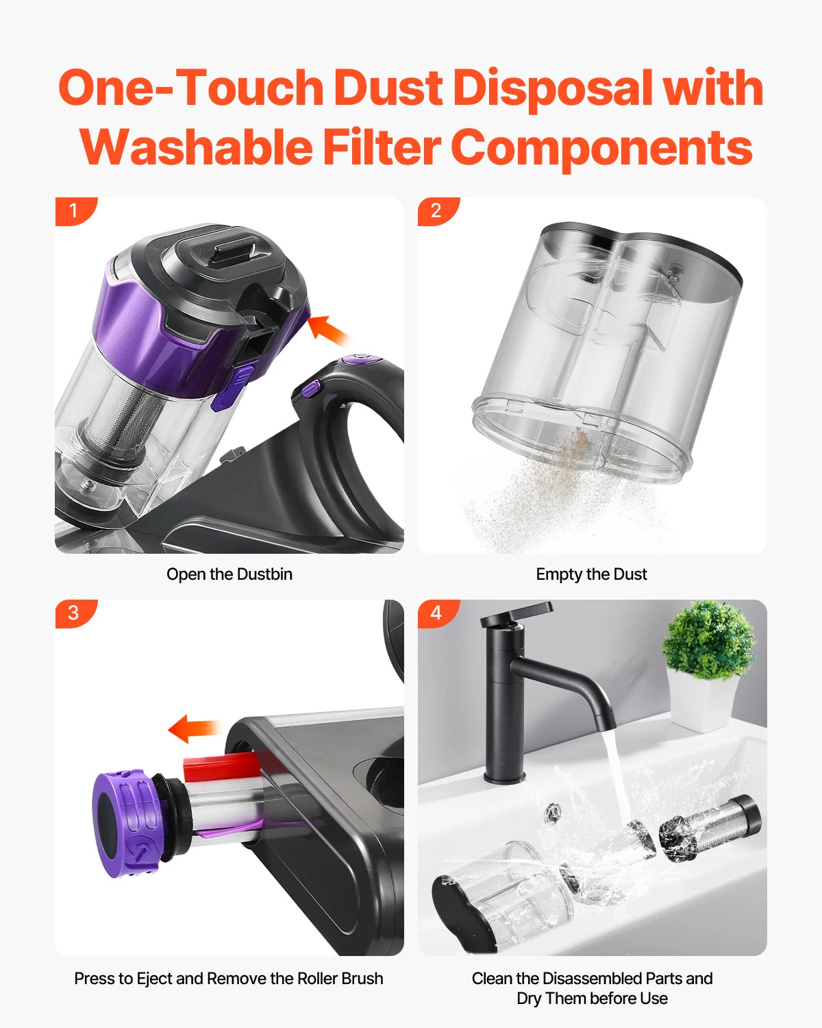 BedHaven Mattress & Upholstery Vacuum with HEPA Filter
