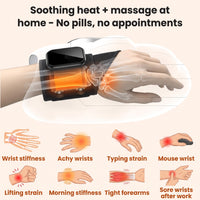 WarmWrap™ Cordless Heated Massage Wrist Wrap
